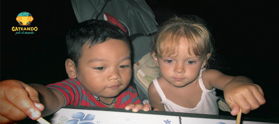 pai con niños